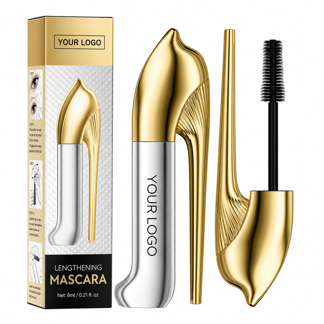 Private Label Heel-Shaped Lengthening Mascara Mascara