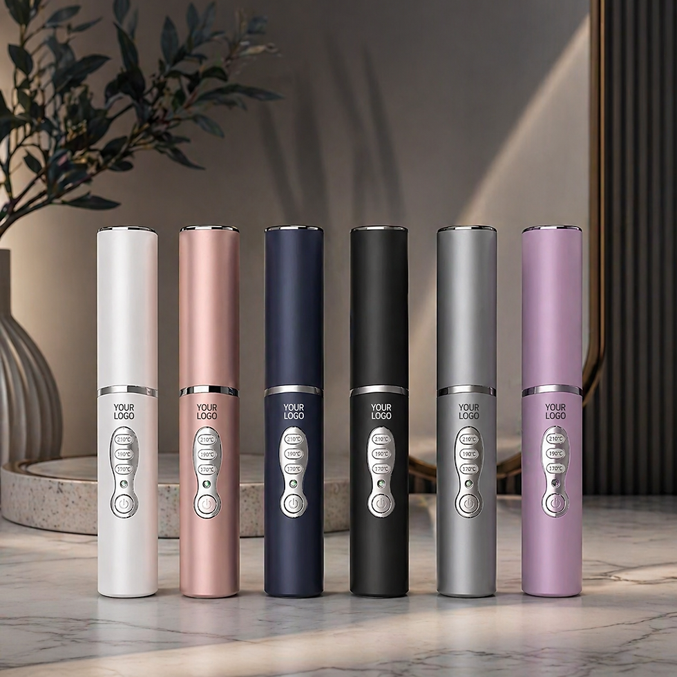 Thumbnail: Private label 2-in-1 hair and beard straighteners in six colors