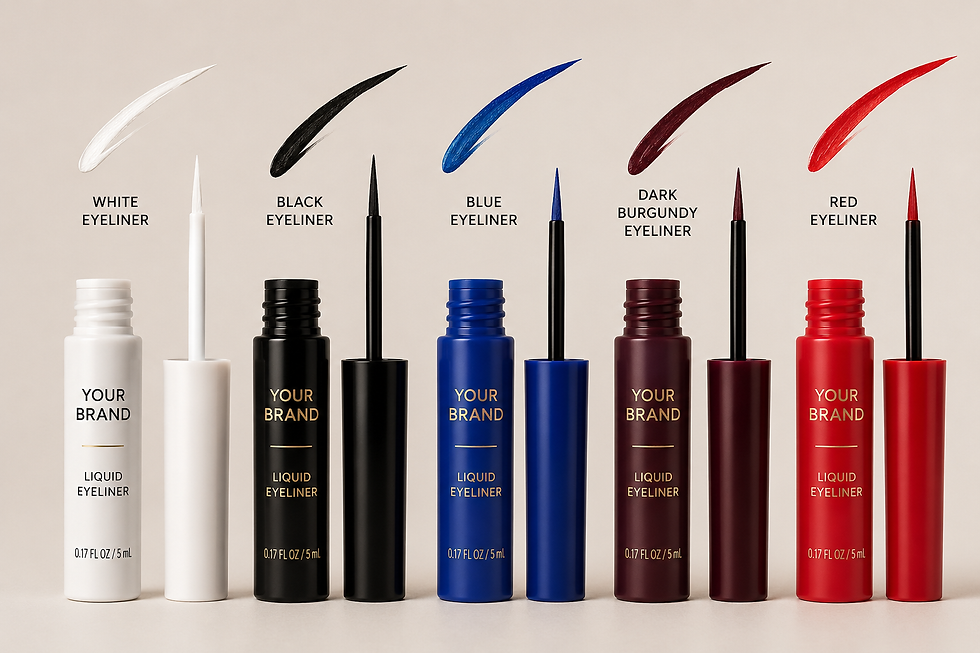 Прев'ю: Private label luxury eyeliner in multiple colors.