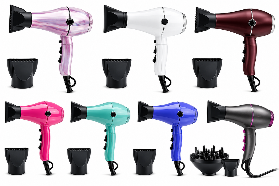 Küçük resim: Private label luxury professional hair dryers in various colors