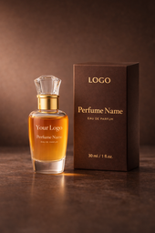 30ml Eau de Parfum bottle and box with gold text