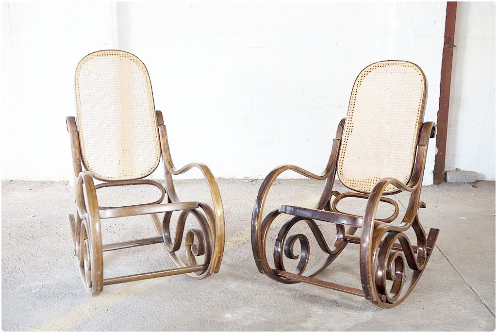 Italian Bentwood Rocking Chairs