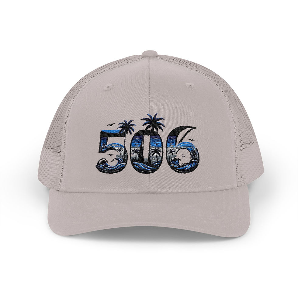 Thumbnail: Costa Rica 506 Coastal Paradise Snapback Trucker Cap