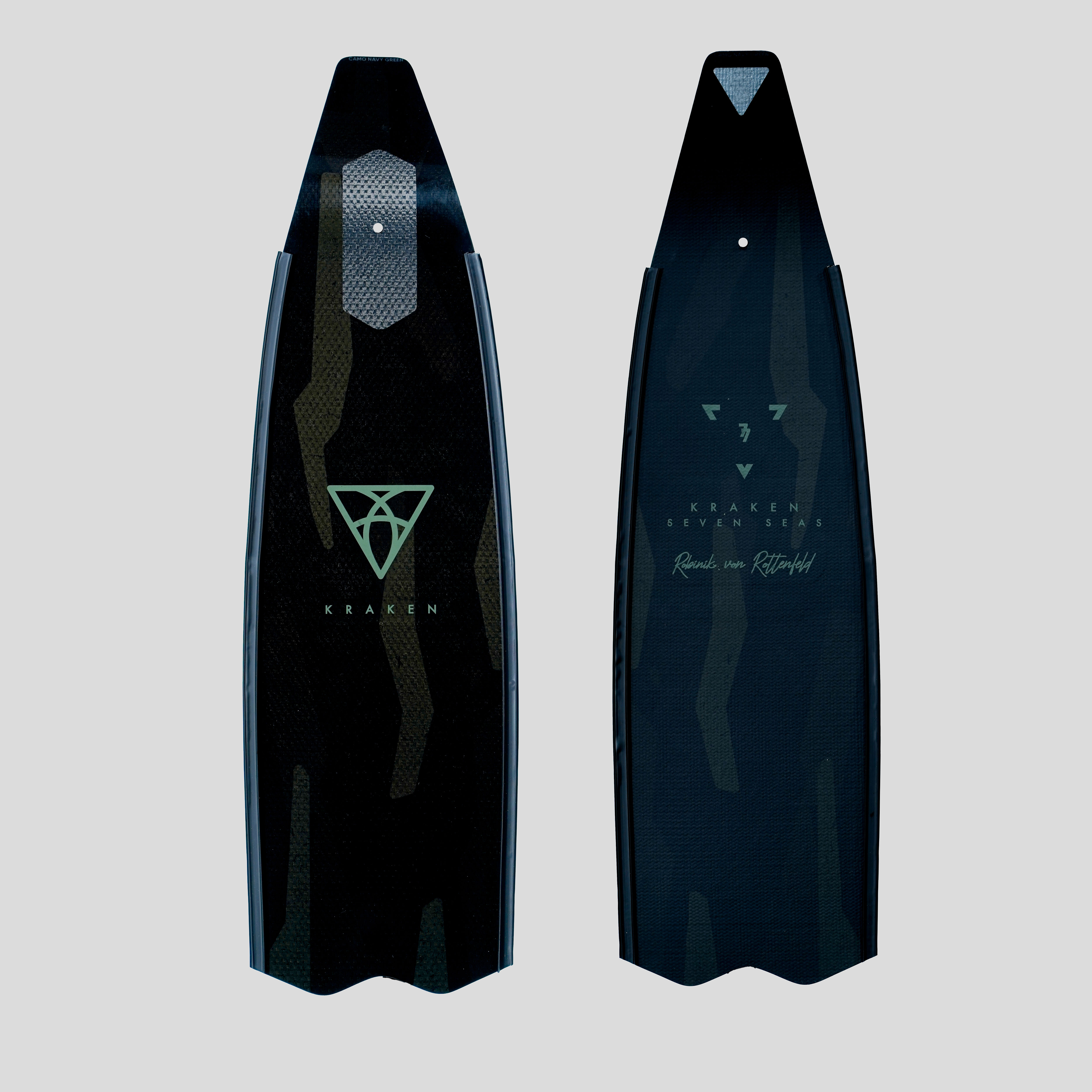 CAMO NAVY GREEN fin blades 2024