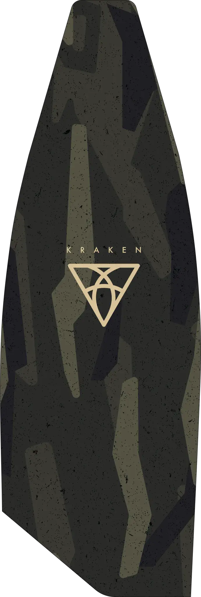 Asymmetric Seven Seas Camo – Navy Green Fins 580mm