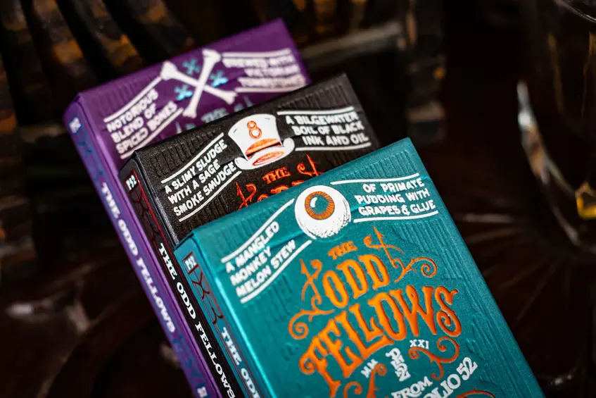 Odd Fellows Playing Cards by Stockholm 17. Photo by Frank Cuvin.