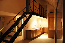 cuisine sous la passerelle