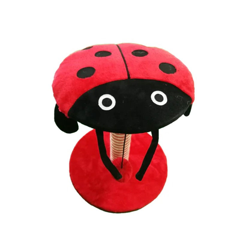 תמונה ממוזערת: עמוד גירוד Ladybug של PetsProject אדום/צהוב