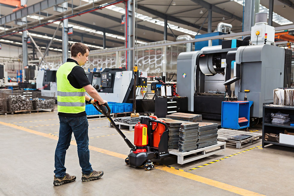 Monitor warehouse worker performance and location