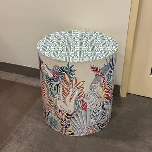 Hermès Wallpapered Display Fixture