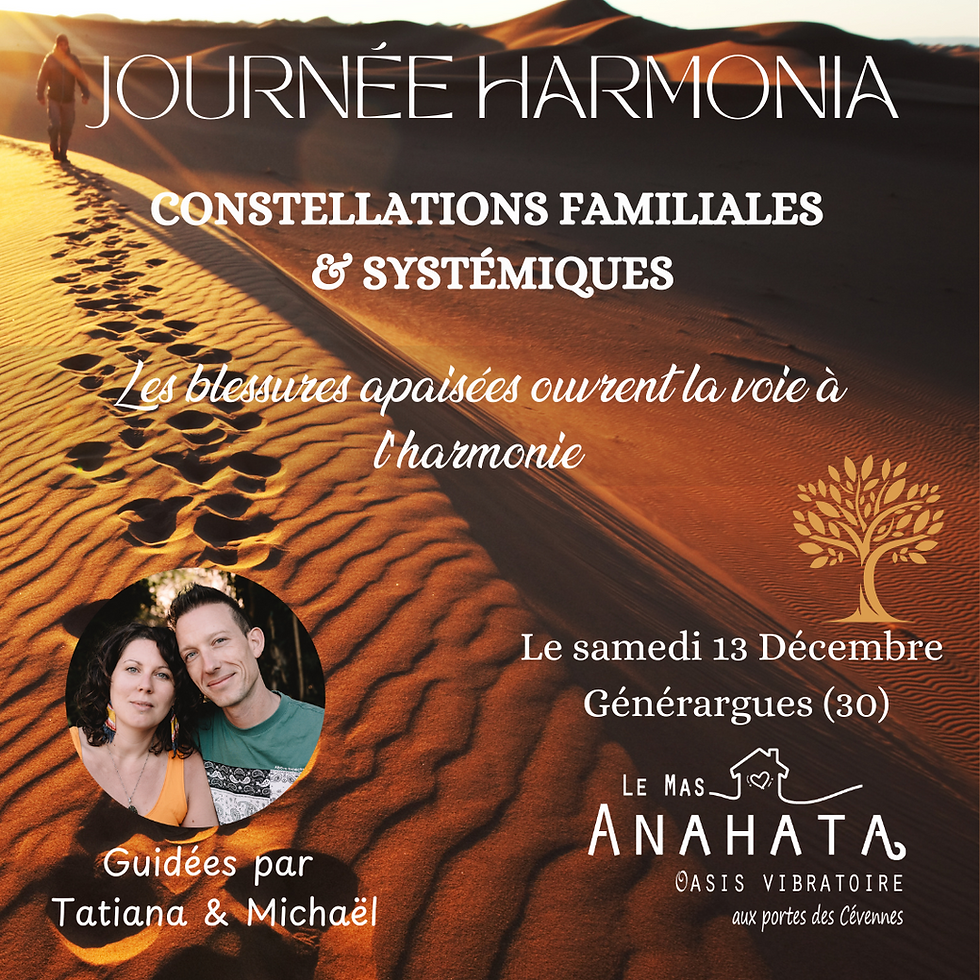 Journée Harmonia Constellations familiales et systémiques samedi 13 décembre