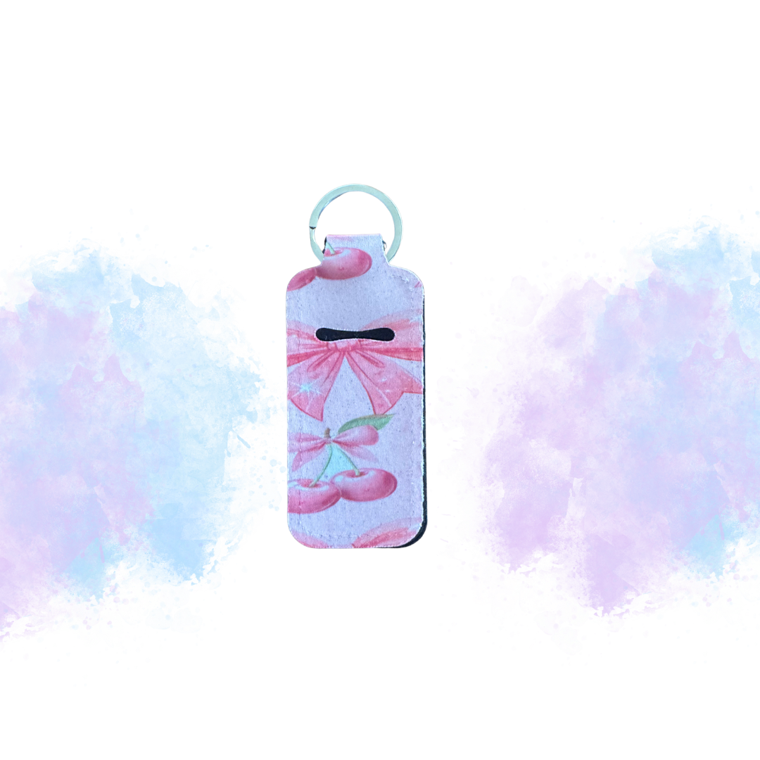 lip balm holder key chain