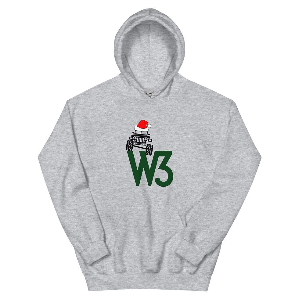 Thumbnail: W3 Santa - Unisex Hoodie