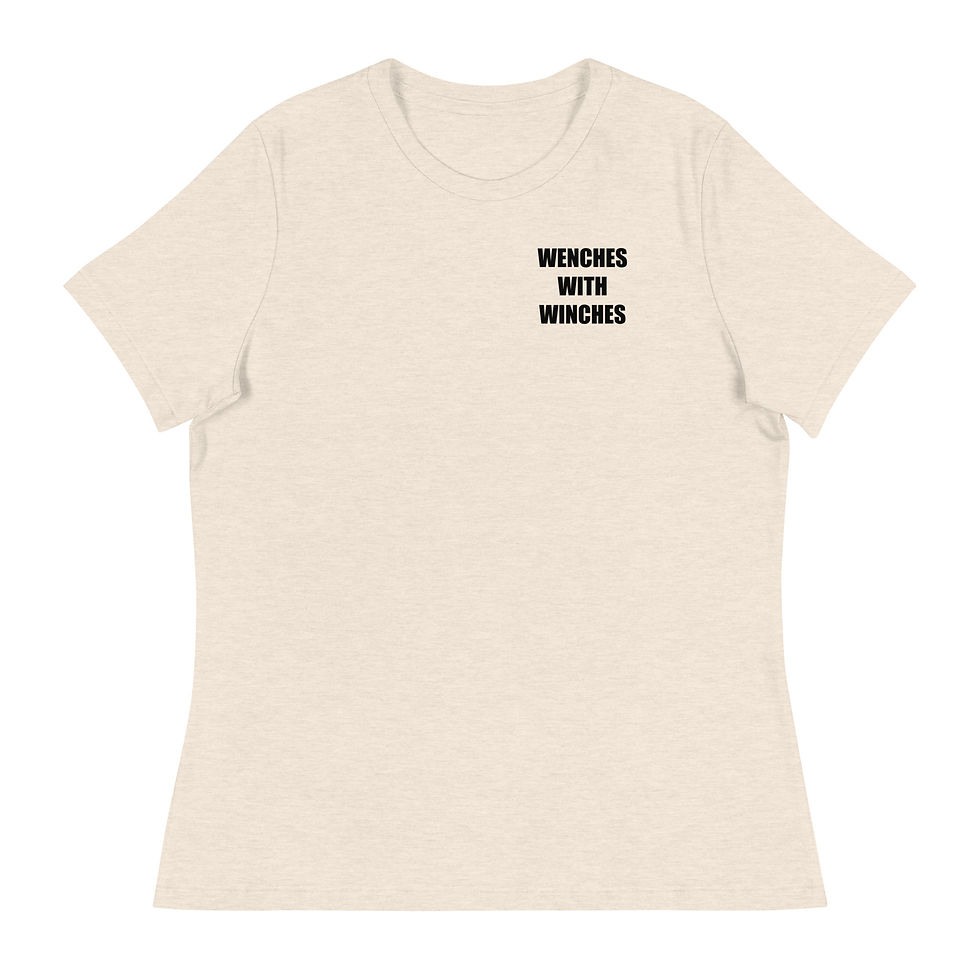 Thumbnail: Wenches W3 Front & Back - Women's Relaxed Fit T-Shirt
