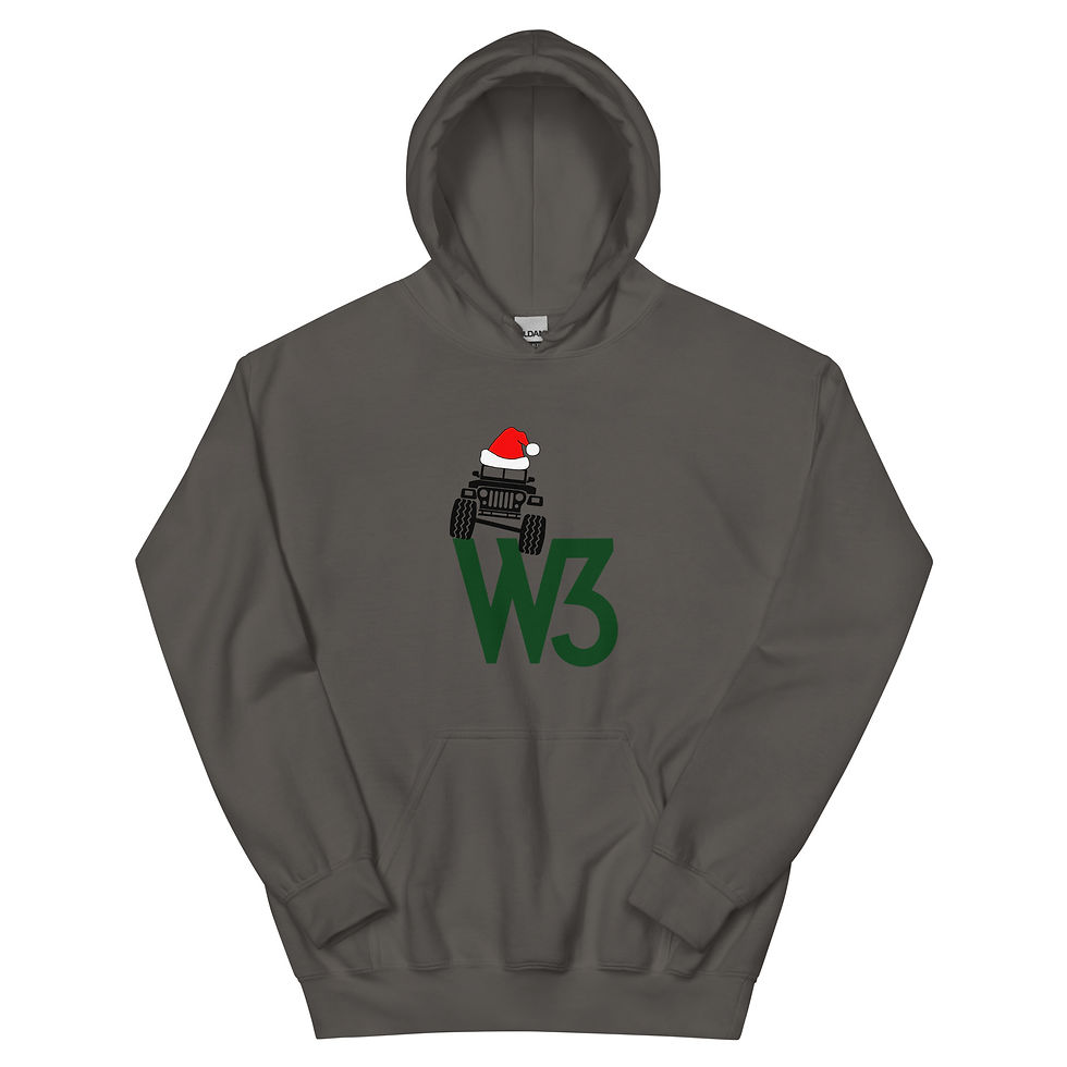 Thumbnail: W3 Santa - Unisex Hoodie