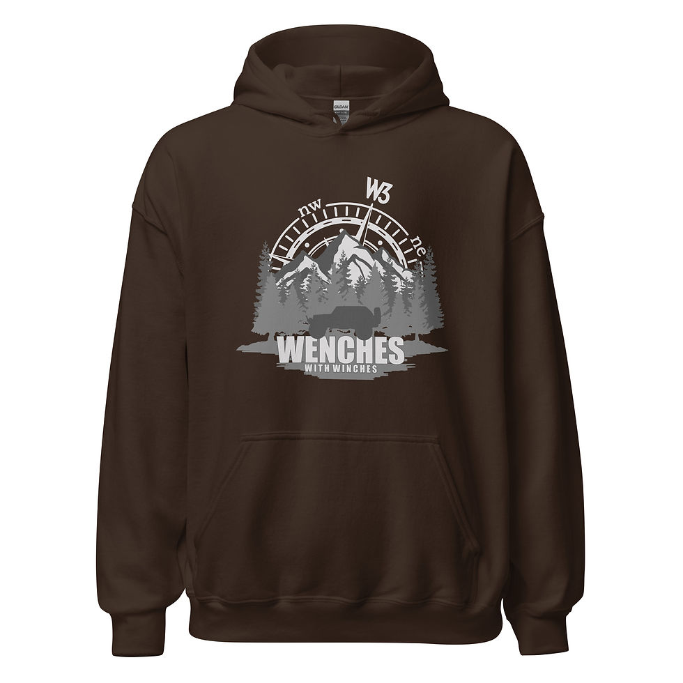 Thumbnail: W3 Compass - Unisex Pullover Hoodie