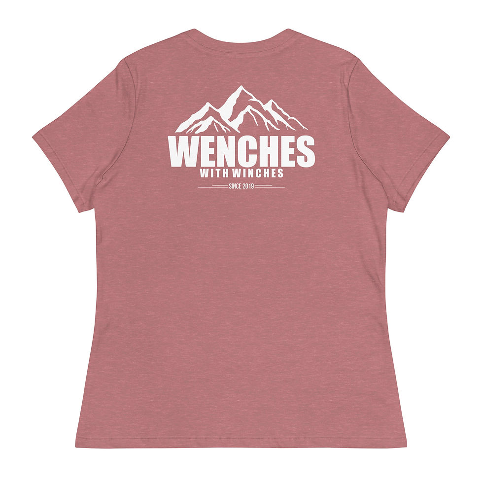 Thumbnail: W3 Mountains Front & Back - Women's Relaxed Fit T-Shirt