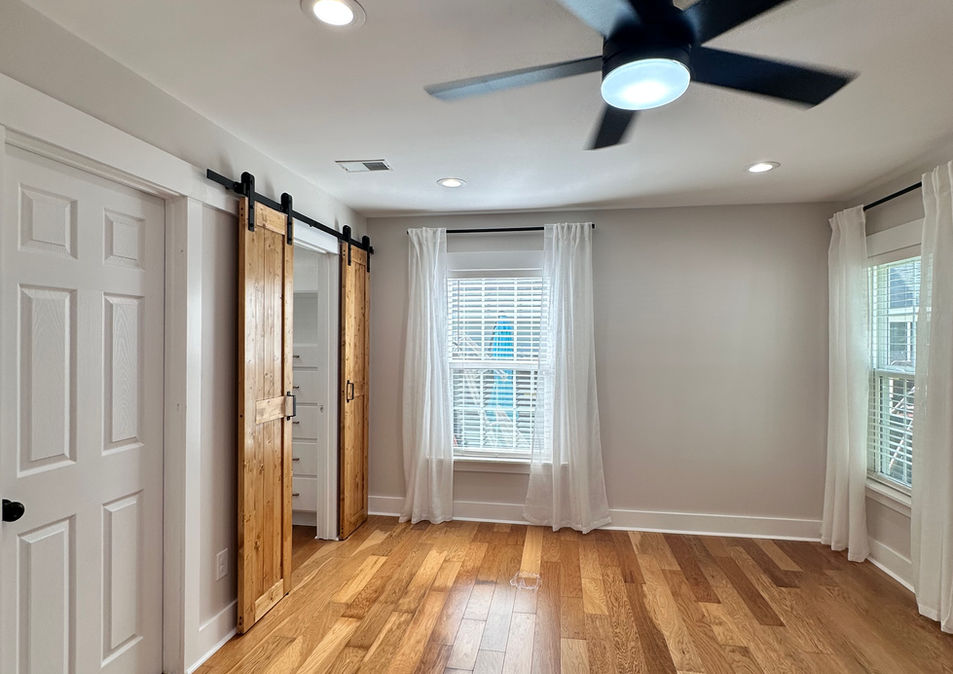 Master Bedroom / Walk-In Closet With Barn Doors- Summerville