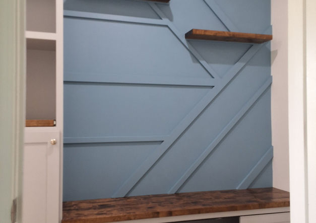 Custom Drop Zone with Chevron Accent - Summerville