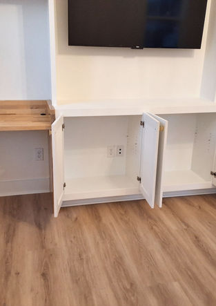 Summerville- 2nd Floor Remodel_ Entertainment Wall_Accent Wall