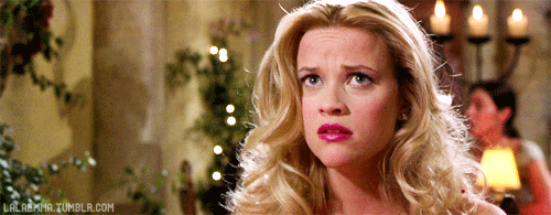Elle Woods nervous