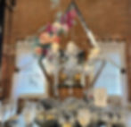 table decore-diamond centerpiece