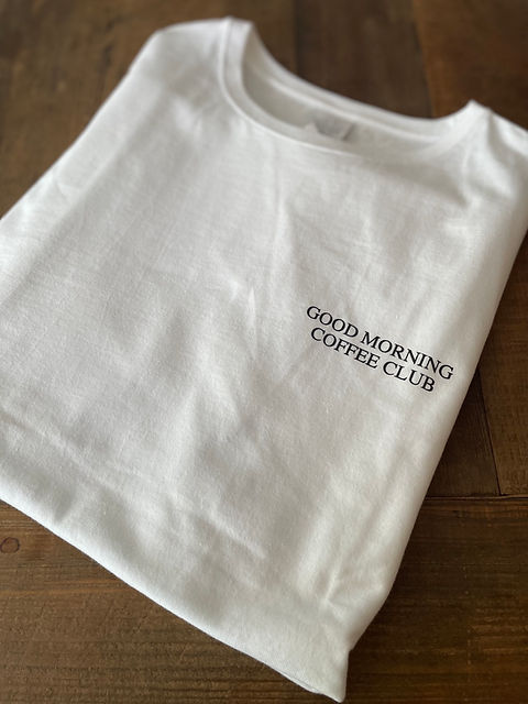 AECA WHITE MORNING CAFE TEE Tシャツ 3colors AECA☆ MORNING CAFE TEE 3color 送料無料 (AECA WHITE/Tシャツ