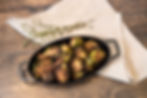 Charred brussels sprouts