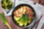 Grilled lemongrass chicken bowl