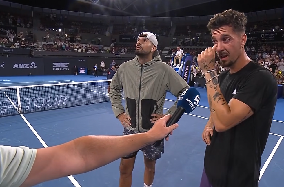 Emotional Kokkinakis credits his team amid 'challenging' year