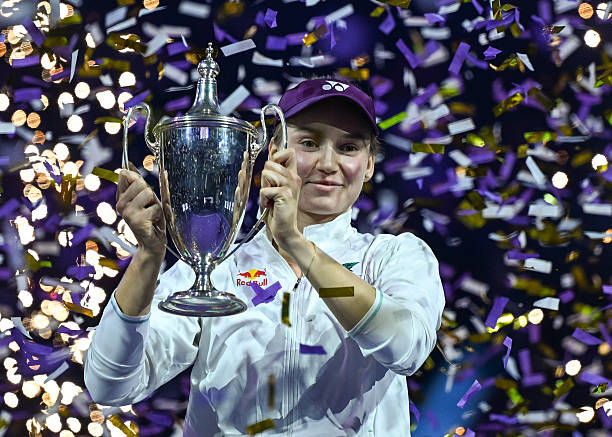 Elena Rybakina won the 2025 WTA Finals. (Getty/STR)