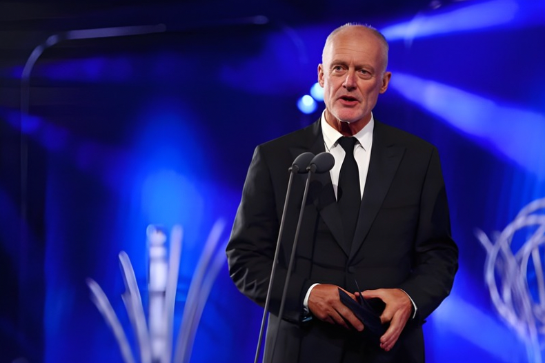 John Fitzgerald at the 2024 Newcombe Medal Awards. (Getty/Graham Denholm)