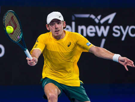 AUSTRALIA CRASH OUT BY BAREST OF MARGINS DESPITE DE MINAUR HEROICS