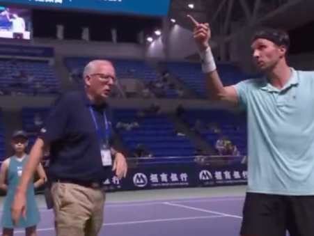 'This is against the rules': Intense Shanghai humidity causes fiery exchange as star retires injured