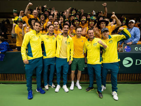 COMEBACK COMPLETE AS AUSTRALIA MOVE ON IN DAVIS CUP, SECURE THREE-YEAR FIRST