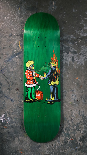 Pleased Too Meet You Back And Forth Clown Skateboards Back Forth