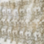 dyed and metallic foiled