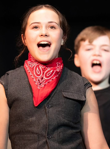 Center Stage Students Singing - Newsies 2025
