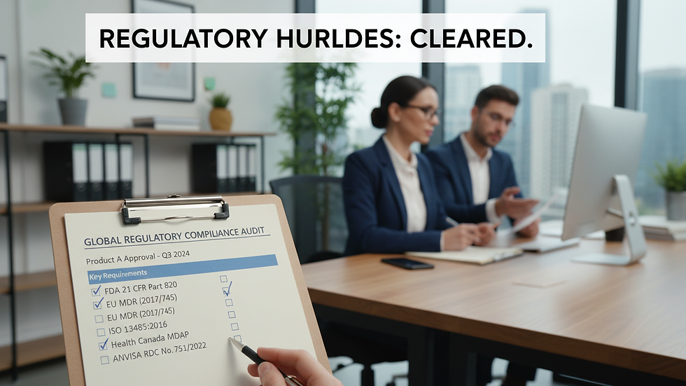Close-up view of a regulatory compliance checklist on a clipboard