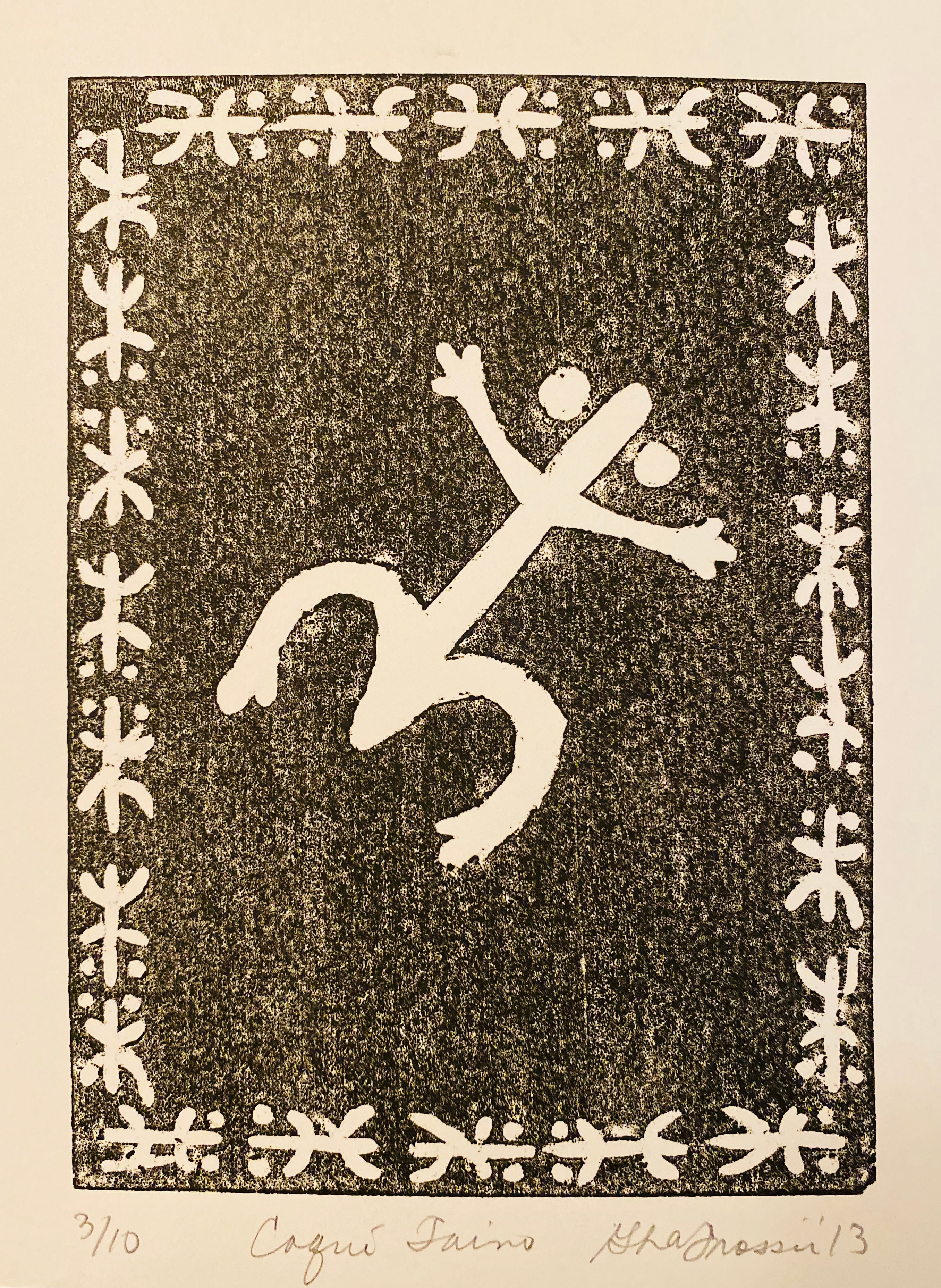 Coqui Taino Original Print