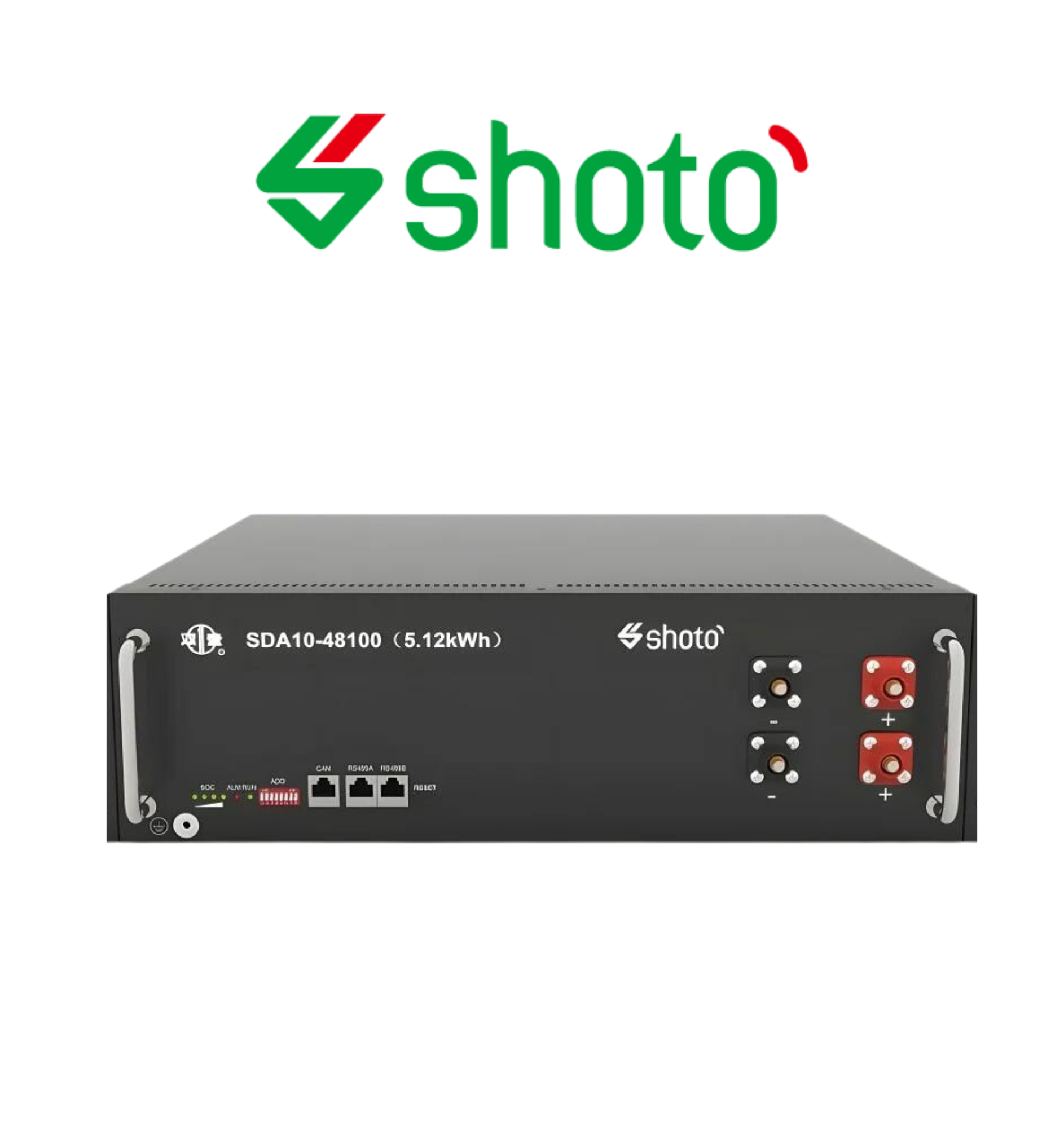 Shoto - Lithium-ion LifePO4 51V Battery - 100AH - 5.12kW