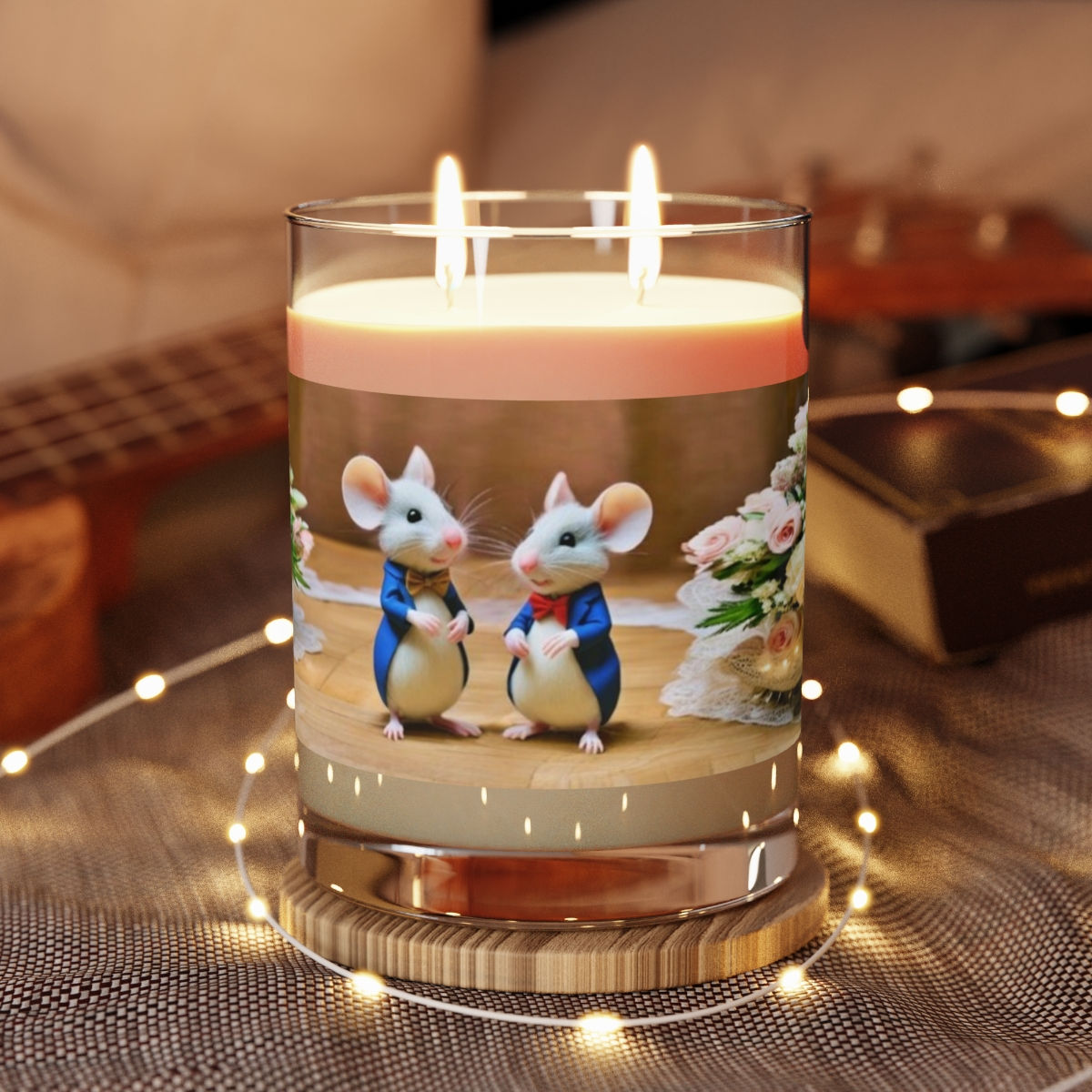 Wedding MIce Scented Candle 