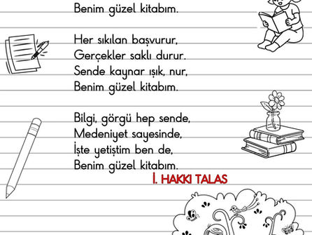 Kütüphane Haftası Şiir Yazma Etkinliği