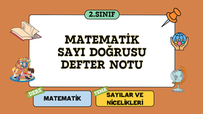 Sayı Doğrusu Konusu Defter Notu (El Yazısı & Görselli) | 2. Sınıf Matematik