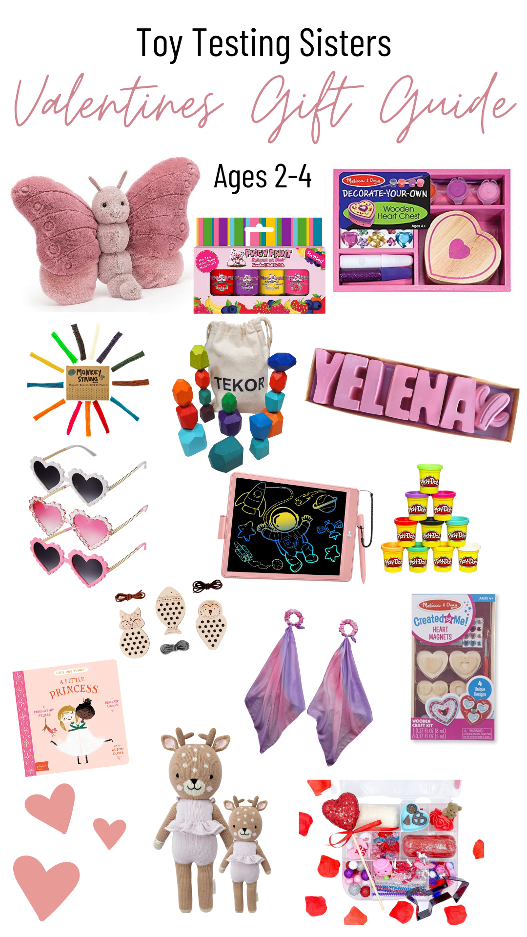 Valentine's Gift Guide Ages 2-4 by Toy Testing Sisters