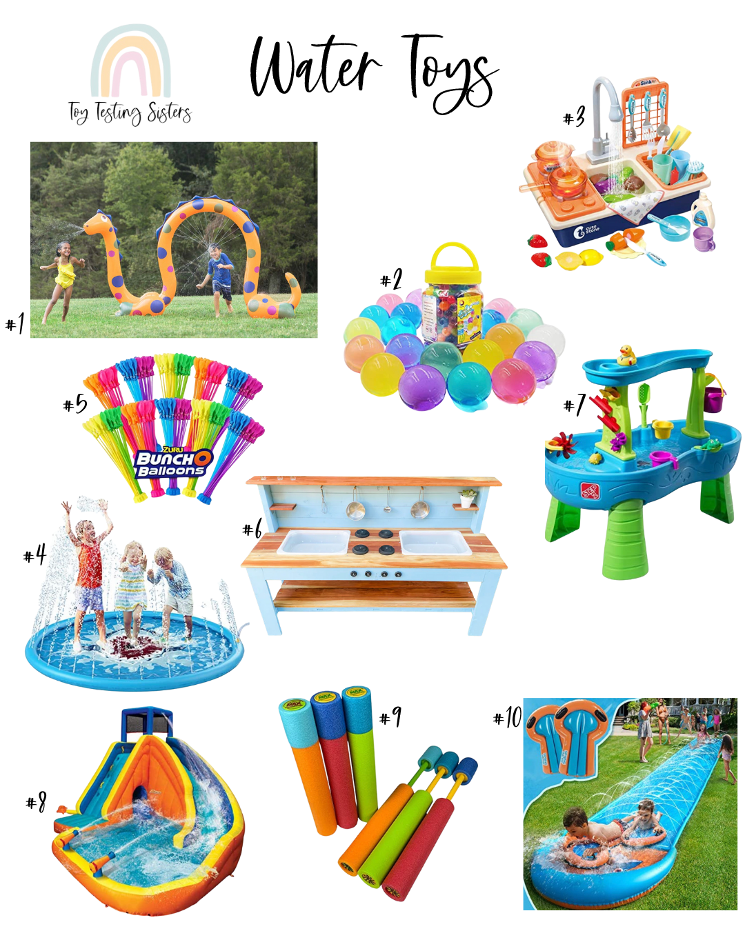 Ultimate Water Toys for Your Backyard by Toy Testing Sisters