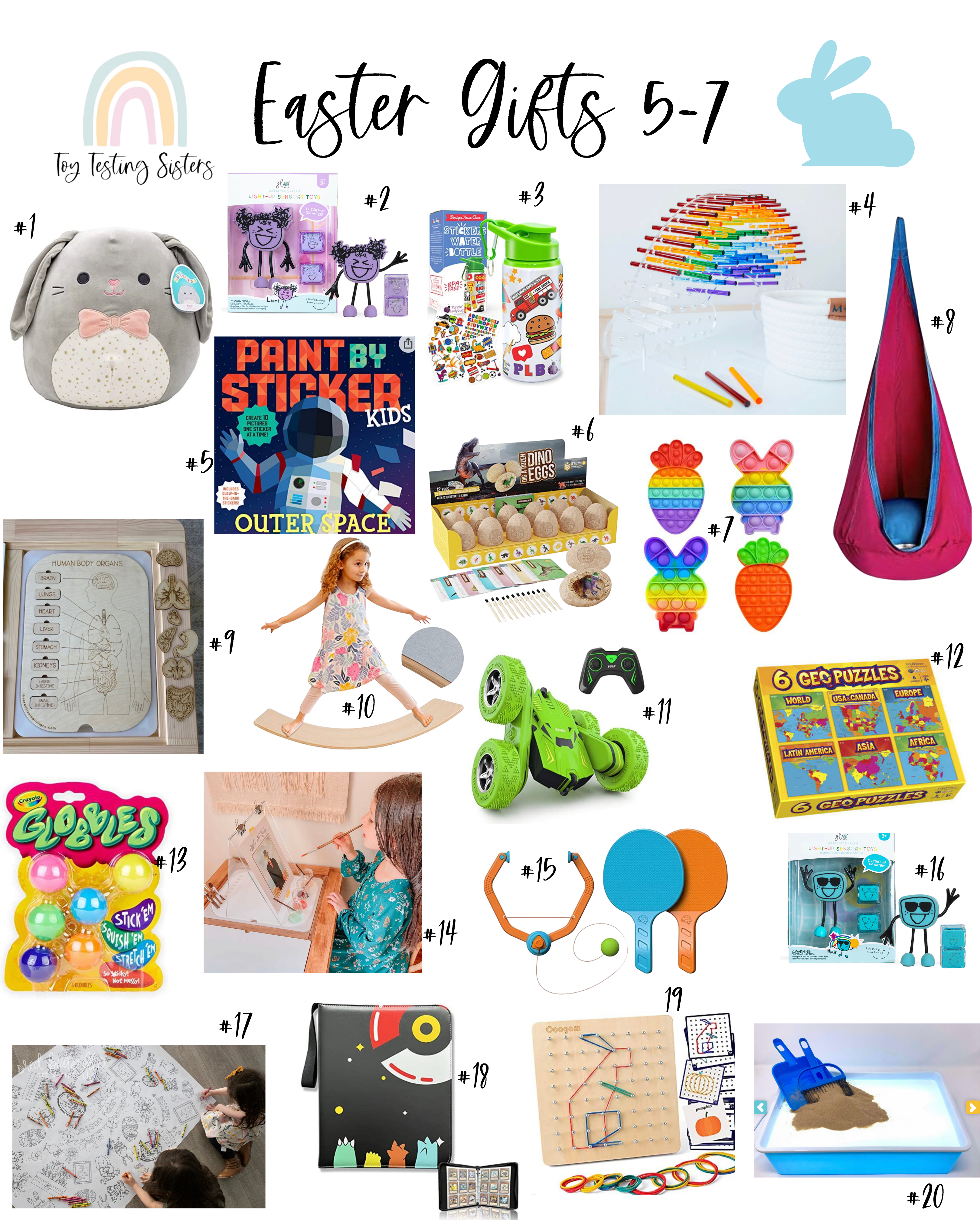Easter Gift Guide Ages 5-7 by Toy Testing Sisters