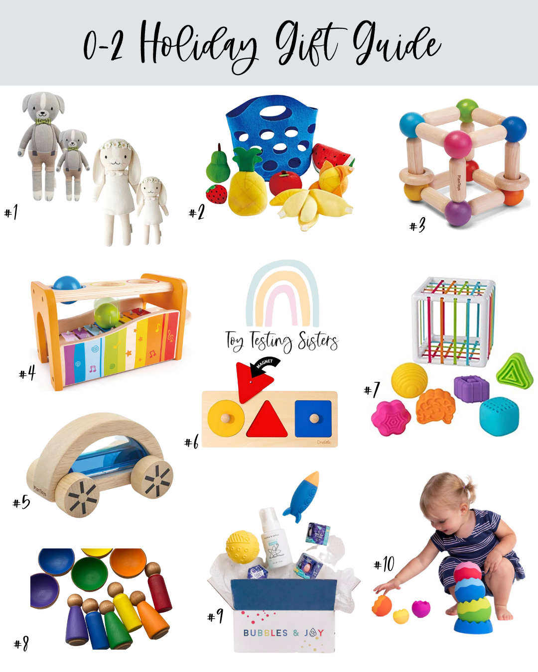 0-2 Holiday Toy Guide by Toy Testing Sisters