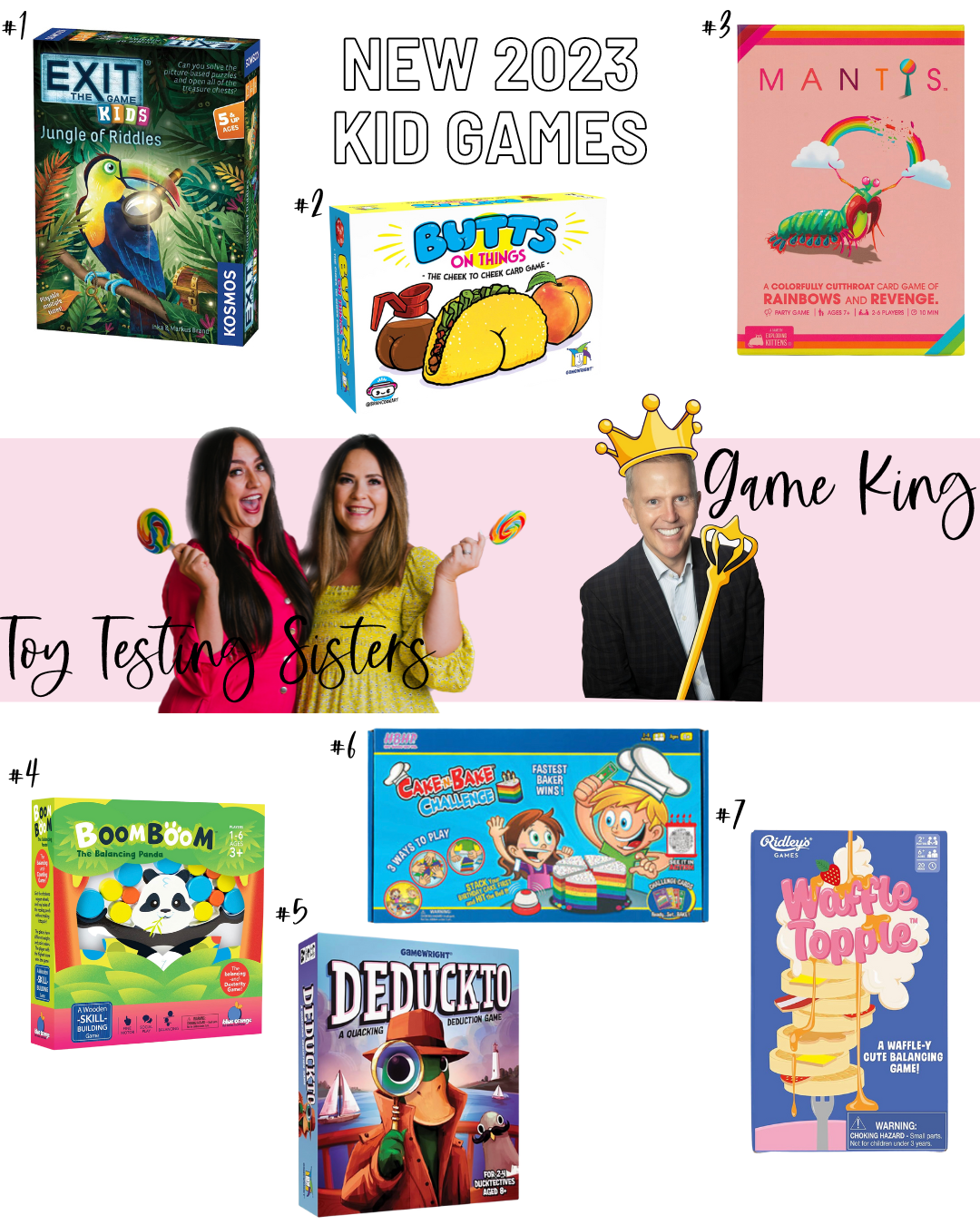 New 2023 Games for Kids and the Entire Family by Toy Testing Sisters