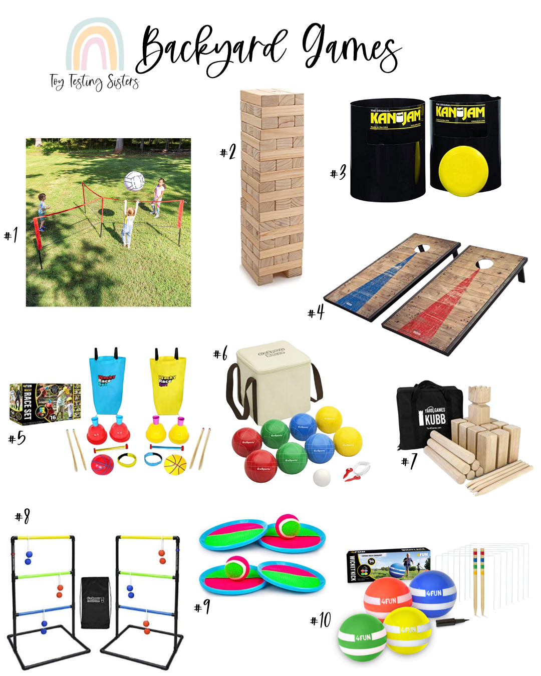 Backyard Games for the Summer by Toy Testing Sisters